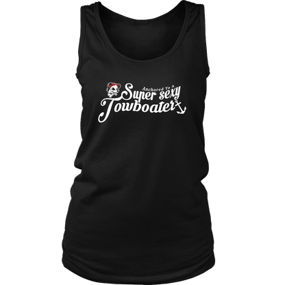 Anchored To A Towboater Apparel Tank Top
