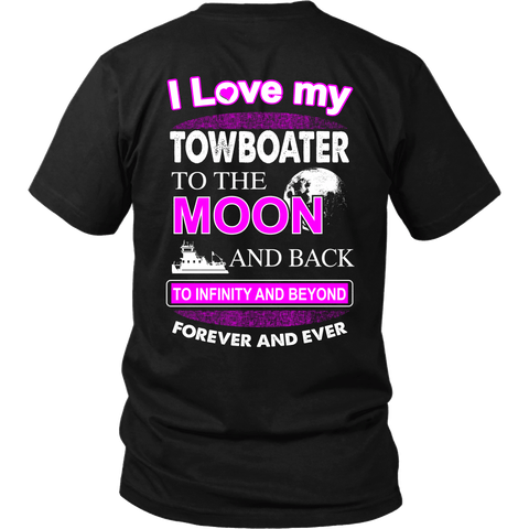 I Love My Towboater To The Moon And Back