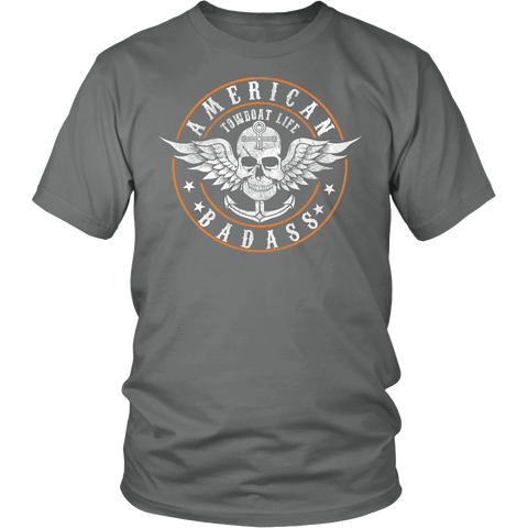 American Badass Towboat Life T-Shirt