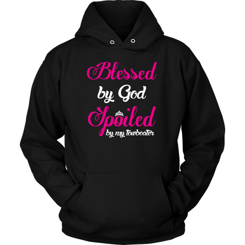 Blessed By God Spoiled By My Towboater - Towboater Apparel - Gift For Towboater