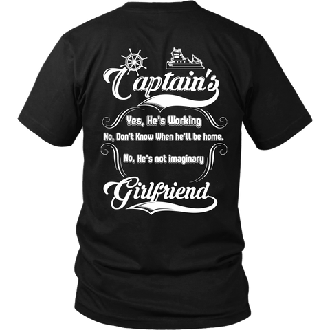 Captain's Girlfriend Tee - Towboater Apparel - Towboater Gift For Captain's Girlfriend