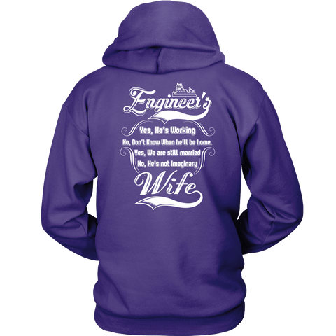 Engineer's Wife Tshirt - Towboater Apparel - Gift For Towboat Engineer's Wife