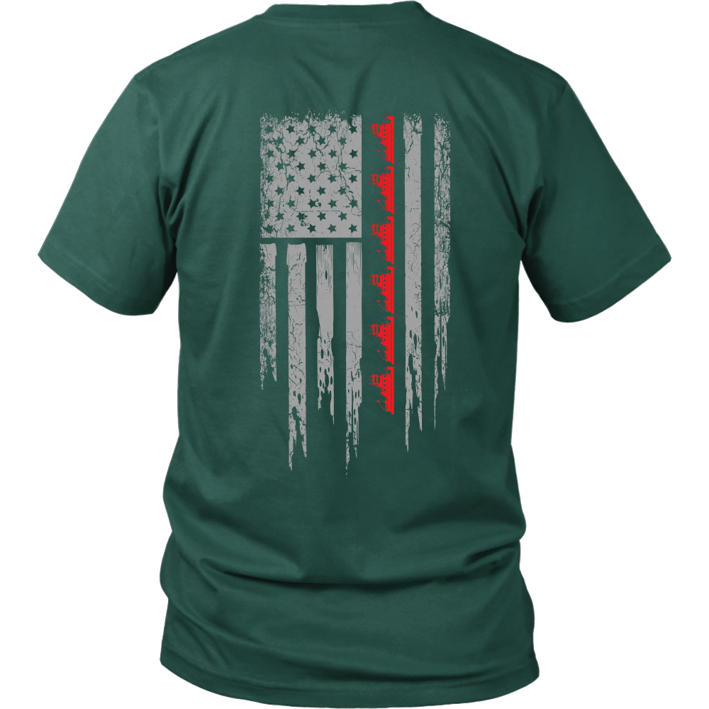 Patriotic Towboater Flag July 4th T-Shirt