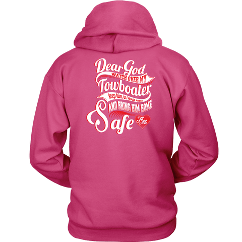 Dear God Watch Over My Towboater - River Life Shirt For Towboater