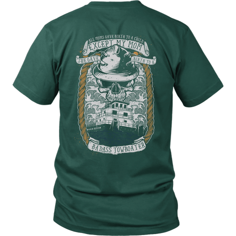 Badass Towboater Tee - Gift For Towboaters - Towboater Apparel