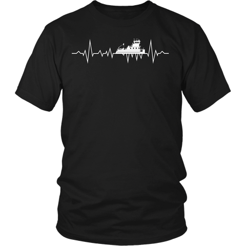 Towboater's Heartbeat T-Shirt