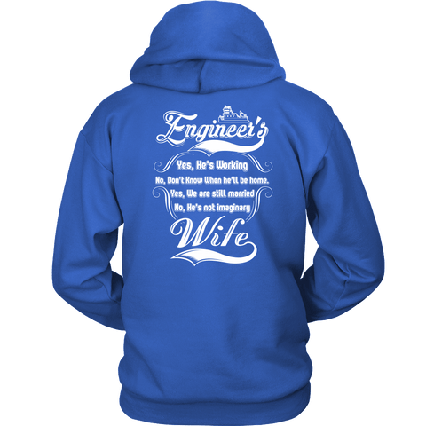 Engineer's Wife Tshirt - Towboater Apparel - Gift For Towboat Engineer's Wife