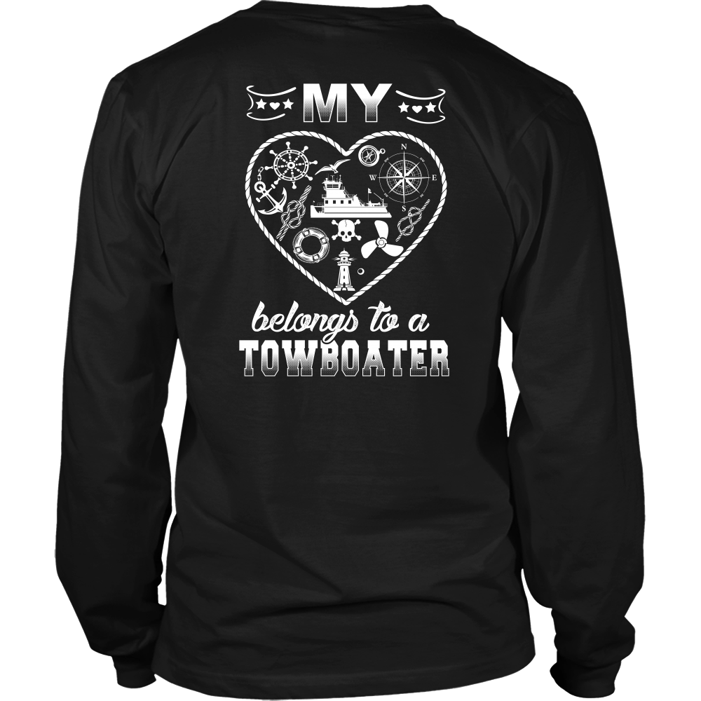 My Heart Belongs to a Towboater T-Shirt