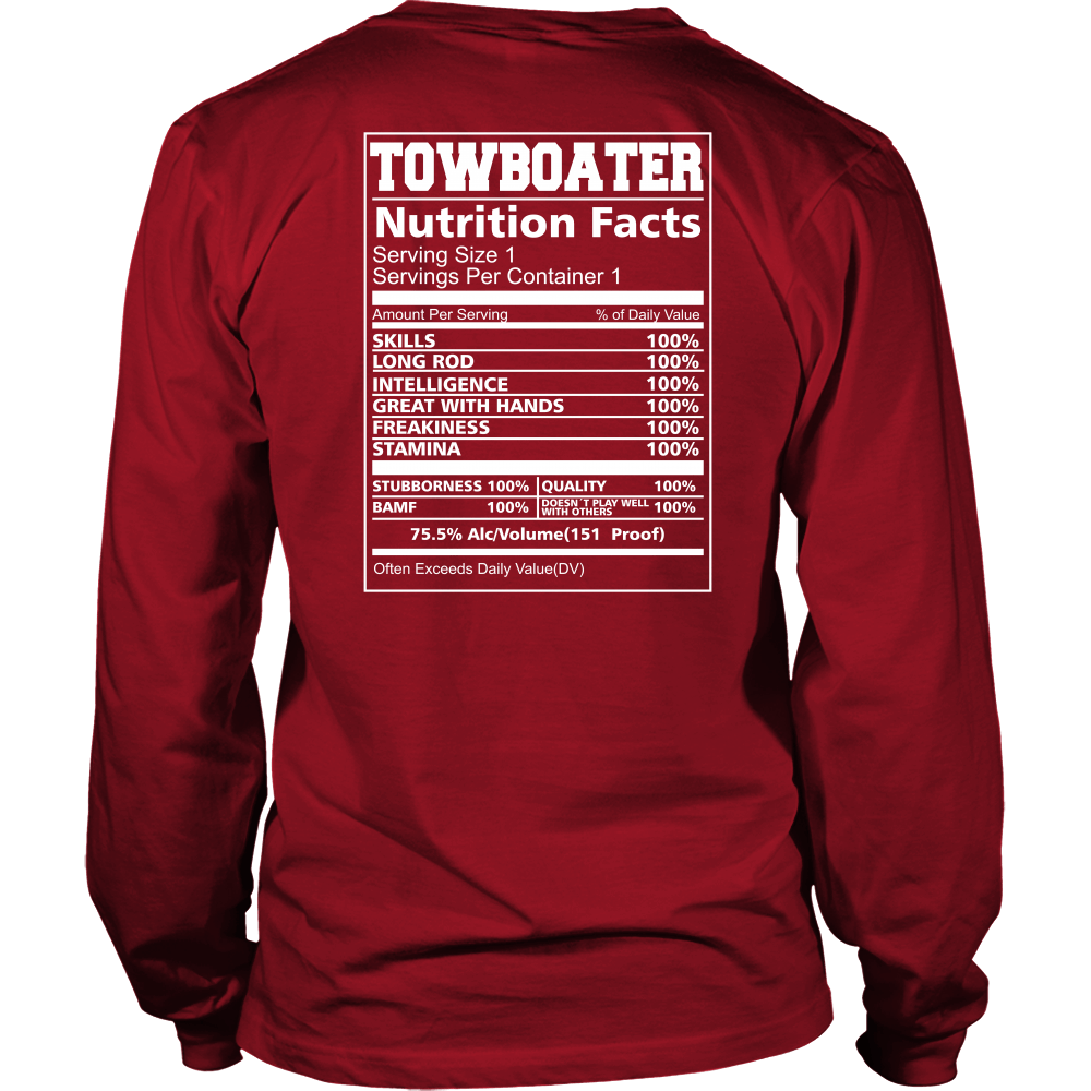 Towboater Nutrition Fact T-Shirt