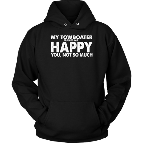 He Makes Me Happy Towboater Wife T-Shirt