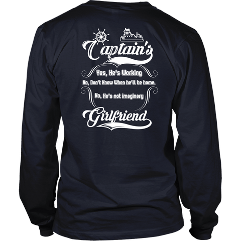 Captain's Girlfriend Tee - Towboater Apparel - Towboater Gift For Captain's Girlfriend
