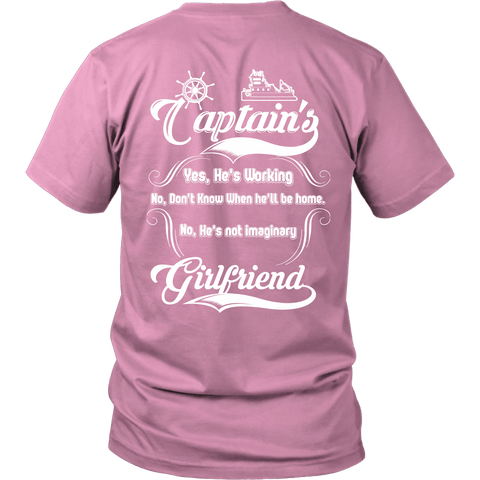 Captain's Girlfriend Tee - Towboater Apparel - Towboater Gift For Captain's Girlfriend