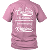 Image of Captain's Girlfriend Tee - Towboater Apparel - Towboater Gift For Captain's Girlfriend