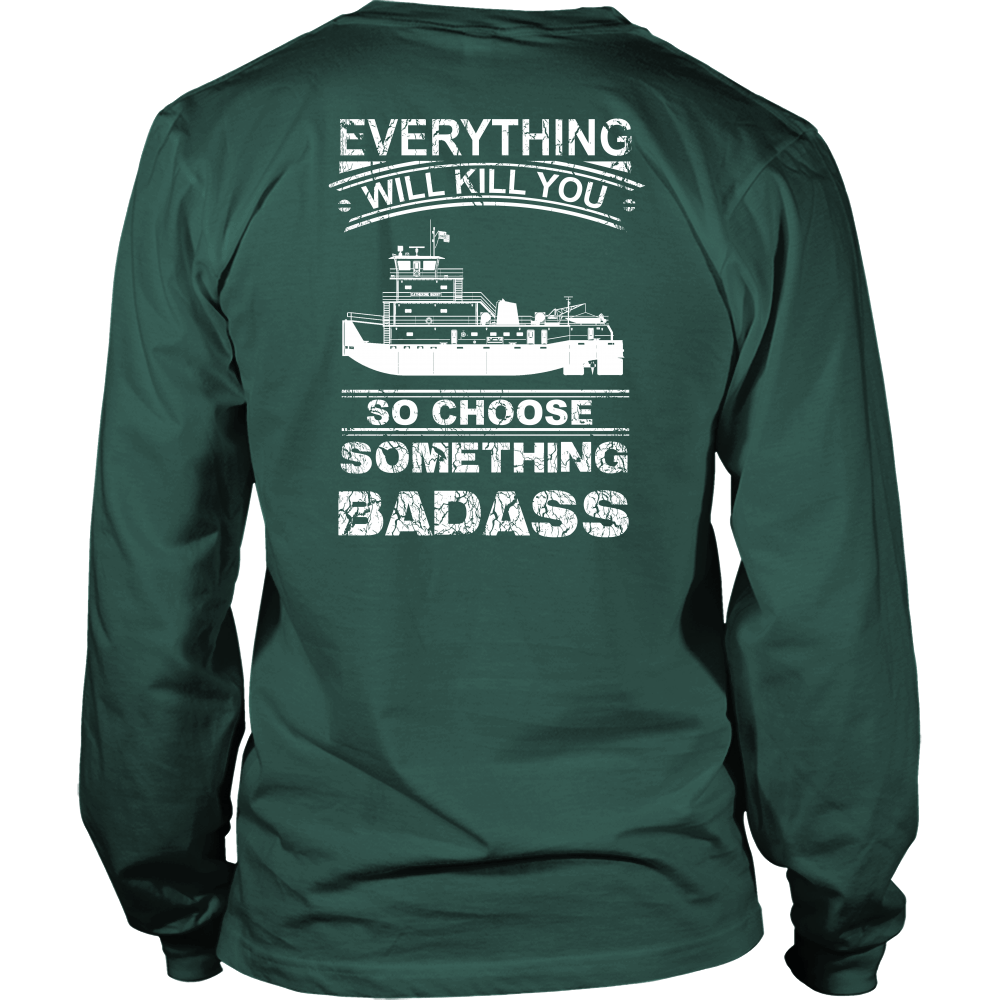 Funny Badass Towboater T-Shirt