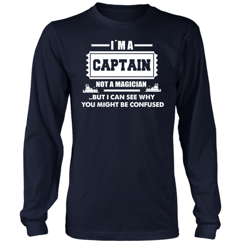 Captain! Not a Magician! -Towboater T-Shirt