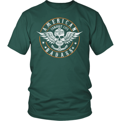 American Badass Towboat Life T-Shirt