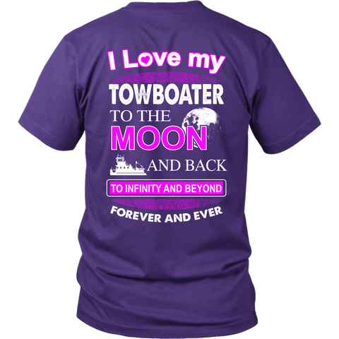 I Love My Towboater To The Moon And Back