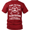 Image of On The 8th Day - Funny Towboat Tankerman T-Shirt