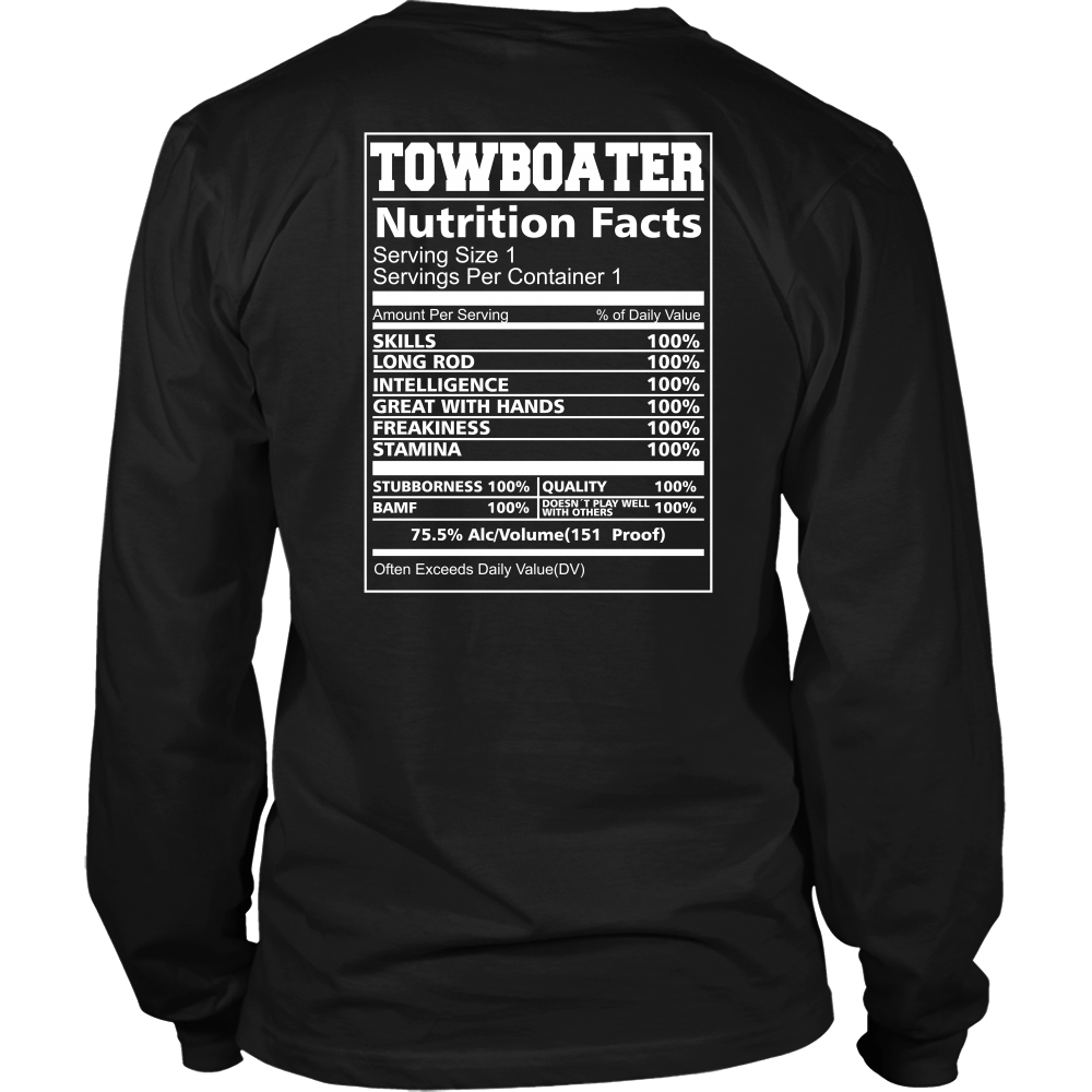 Towboater Nutrition Fact T-Shirt