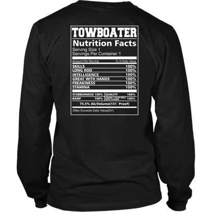 Towboater Nutrition Fact T-Shirt