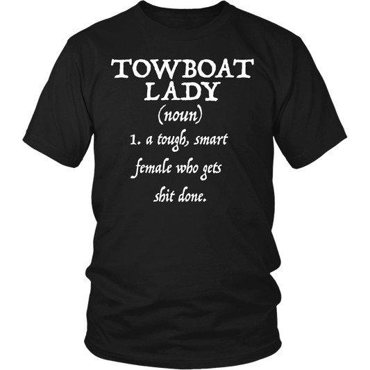 Towboat Lady (noun) Tee - River Life Apparel