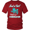 Image of Just A Girl In Love With Her Towboater - River Life Shirt