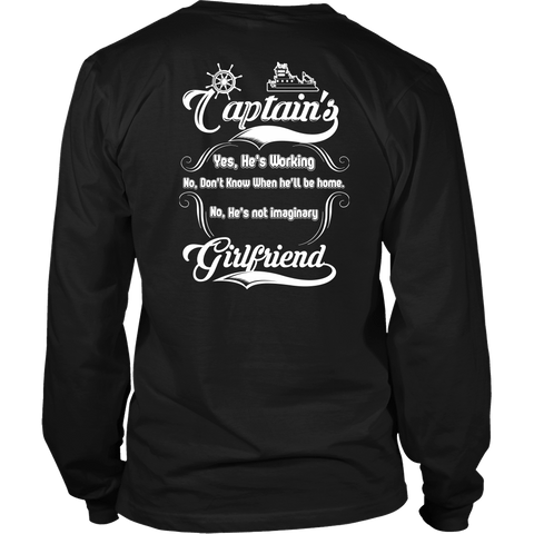 Captain's Girlfriend Tee - Towboater Apparel - Towboater Gift For Captain's Girlfriend