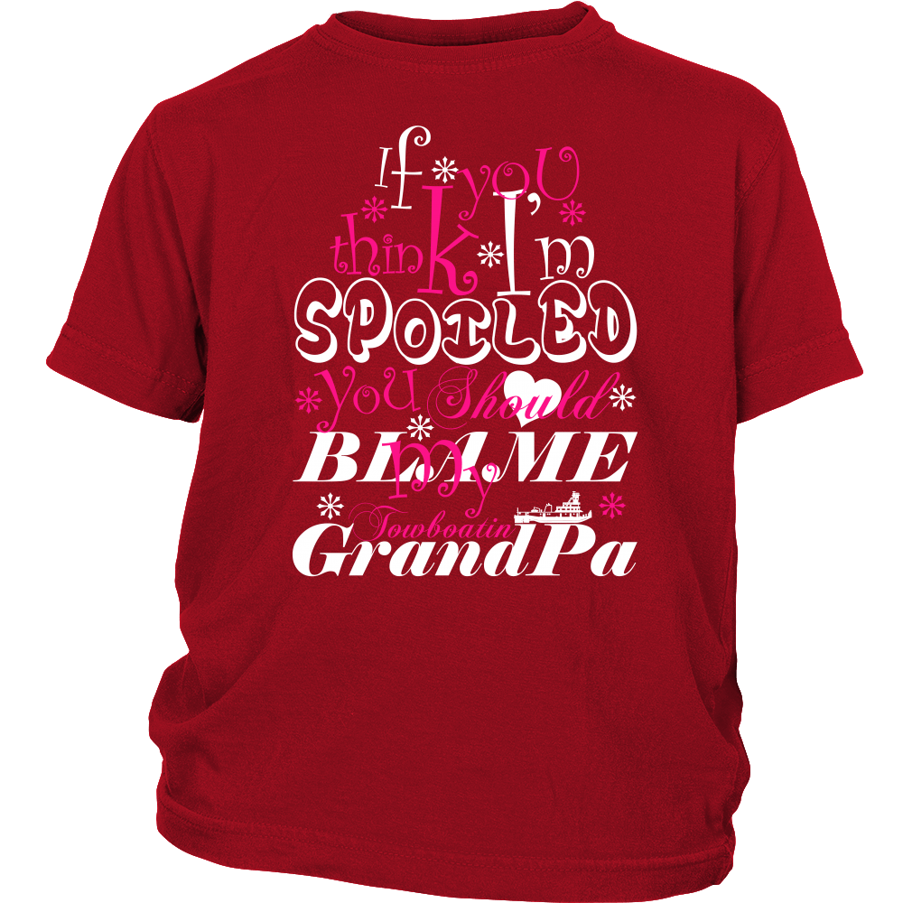 Spoiled By A Towboat Grandpa T-Shirt