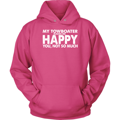 He Makes Me Happy Towboater Wife T-Shirt