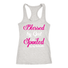 Image of Blessed By God Spoiled By My Towboater Tank Top -  Gift For Towboater Wives, Spouse, Girlfriend