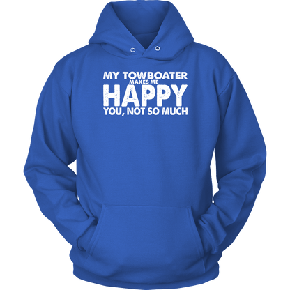 He Makes Me Happy Towboater Wife T-Shirt