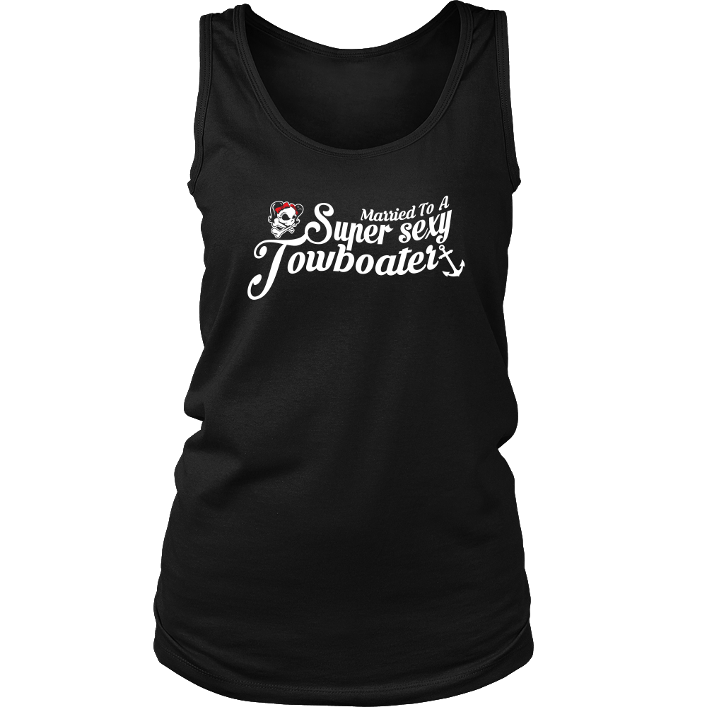 Married To A Towboater Tank Top