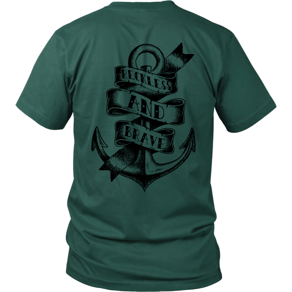 Reckless and Brave Towboater Anchor T-Shirt