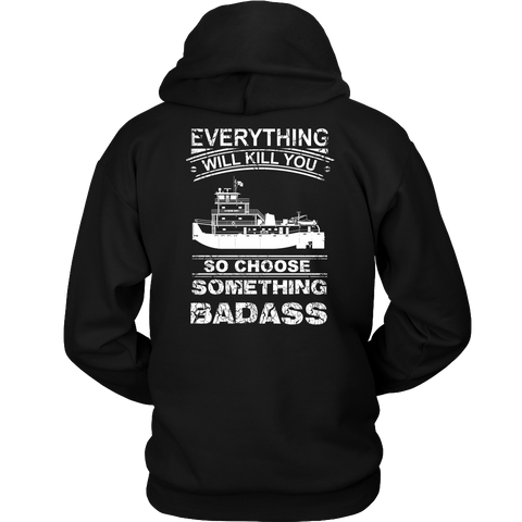 Funny Badass Towboater T-Shirt