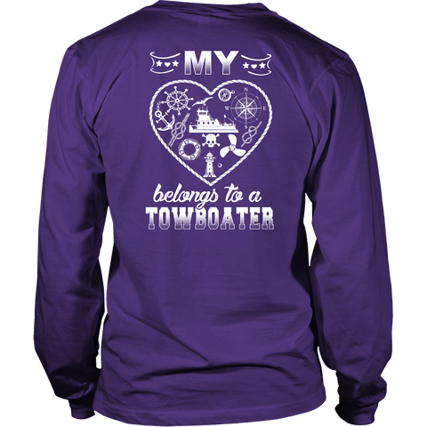 My Heart Belongs to a Towboater T-Shirt