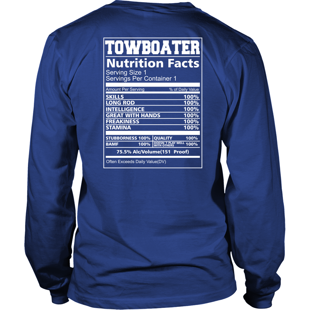 Towboater Nutrition Fact T-Shirt