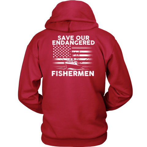 Scallopers Tee - Save Our Endangered Fishermen
