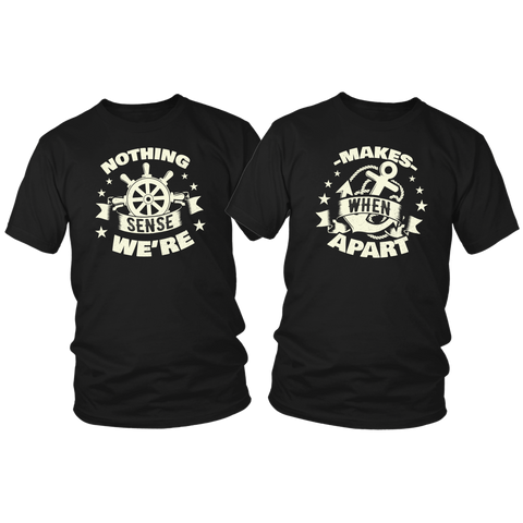 Towboat Captain Couple Design - Nothing Makes Sense When We're Apart
