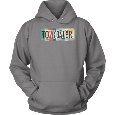 Towboater License Plate Tees