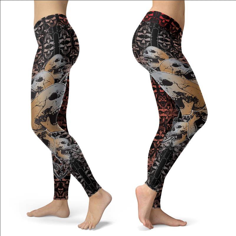 Towboater's Ladies Skull Leggings