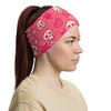 Image of Towboater's Spouse Accessories Neck Gaiter Sugar Skull Pink