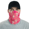 Image of Towboater's Spouse Accessories Neck Gaiter Sugar Skull Pink