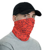 Image of Towboater's Spouse Accessories Neck Gaiter Sugar Skull Red