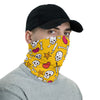 Image of Towboater's Spouse Accessories Neck Gaiter Sugar Skull Yellow