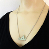Image of Beautiful Silver -  Towboat Necklace - Towboater's Wife Necklace