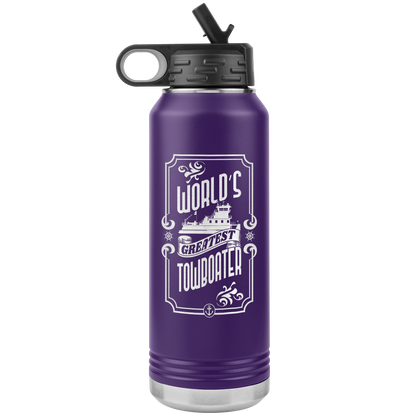 World's Greatest Towboater - Jumbo 32oz Water Bottle