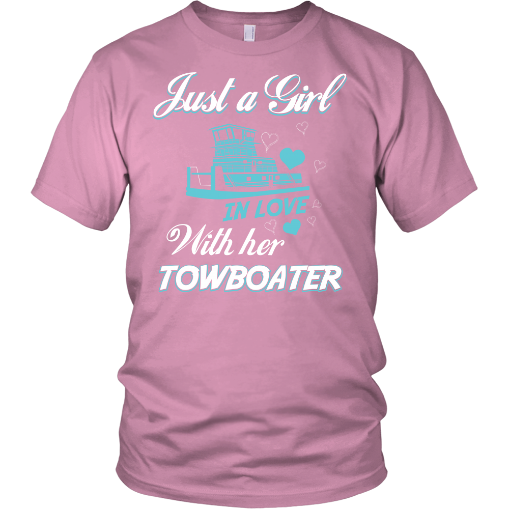 Just A Girl In Love With Her Towboater T-Shirt