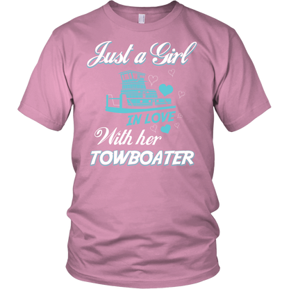 Just A Girl In Love With Her Towboater T-Shirt