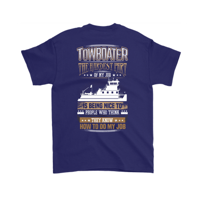 Funny Sarcastic Towboater T-Shirt