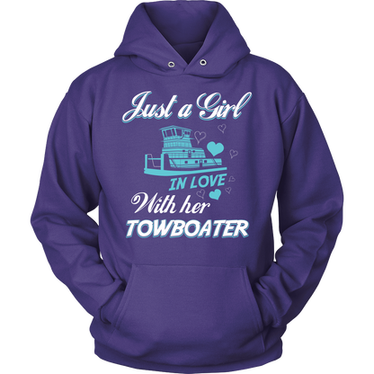 Just A Girl In Love With Her Towboater T-Shirt